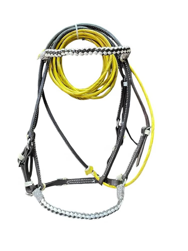 Apero de cabeza tejido plano para caballo