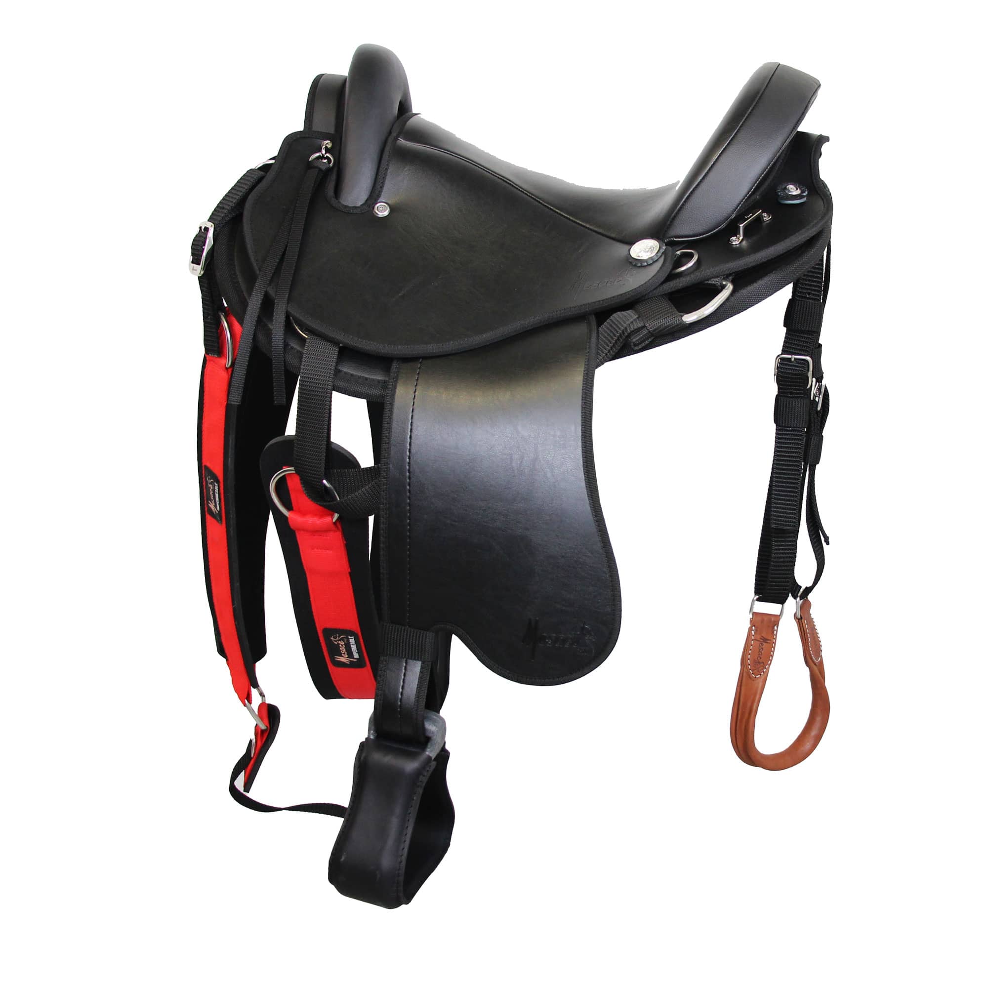 Tereque Apalache cabalgata MESACÉ Negro Con Rojo