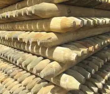 Estacón 2.2x9.0 de madera inmunizada - Núcleos de madera