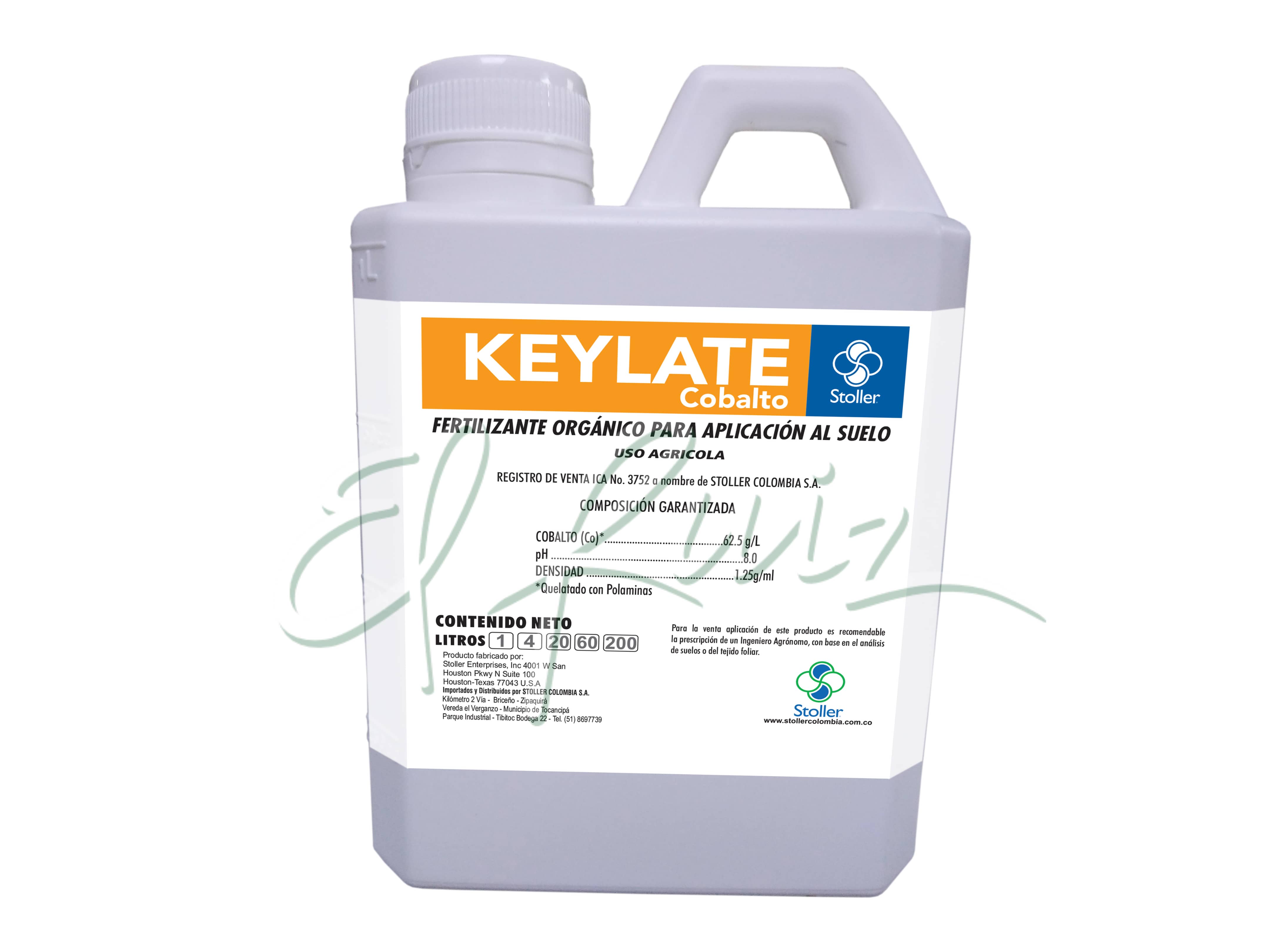 Keylate Cobalto 1L Stoller: corrector de deficiencias
