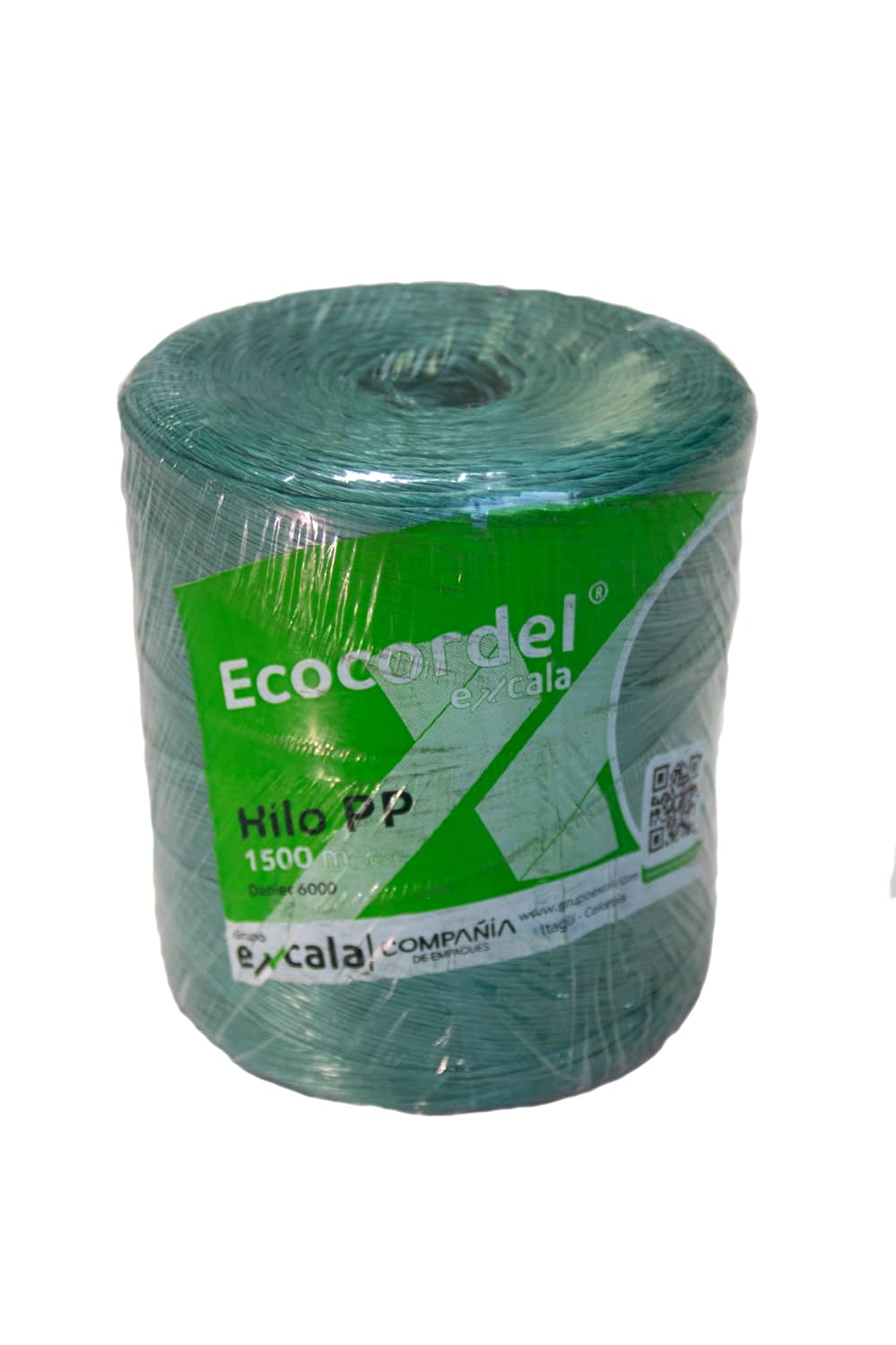 Hilo PP Ecocordel 3000 Verde | Rollos agrícolas x12kg