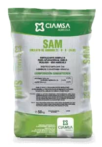 Sulfato de Amonio 21-0-0-24 SAM 50 kg – Fertilizante Ciamsa