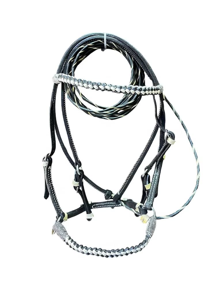 Apero de cabeza tejido plano para caballo