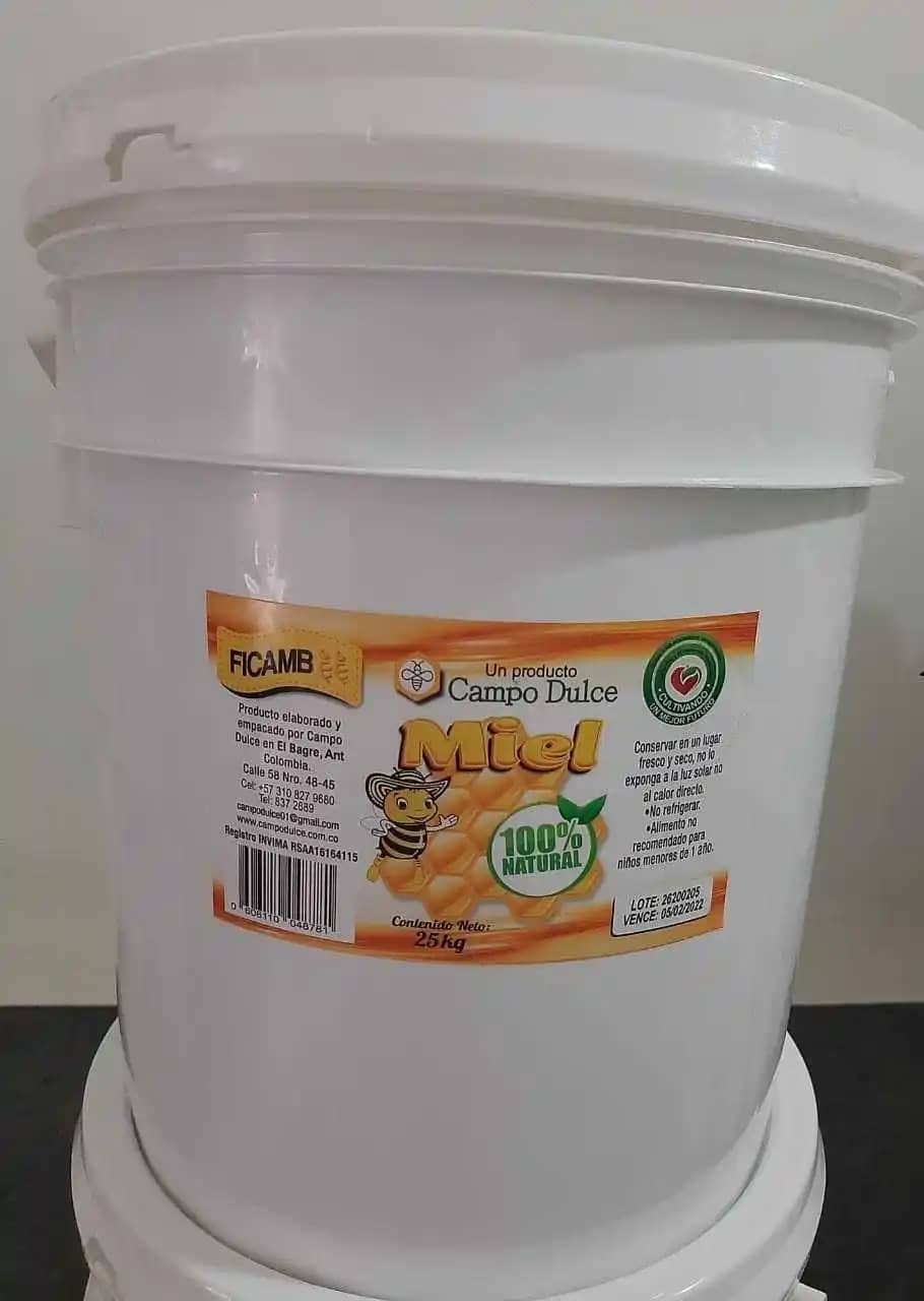 Miel de abeja 100% Natural X 25 Kg