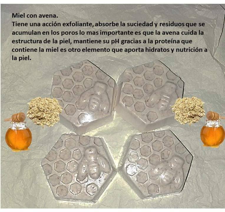 Jabón de Miel con Avena