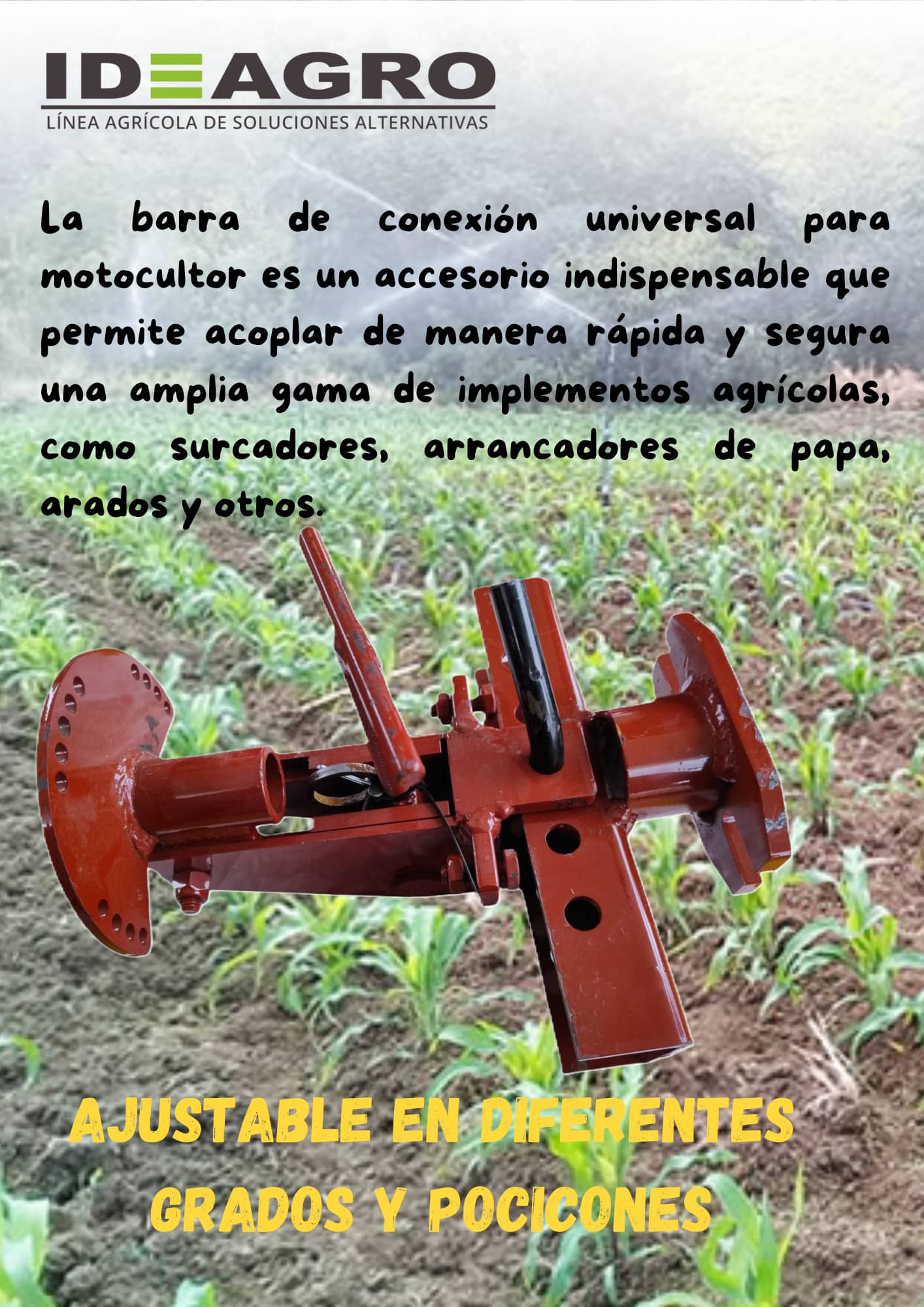 Porta Implementos Agrícola | Barra de Conexión