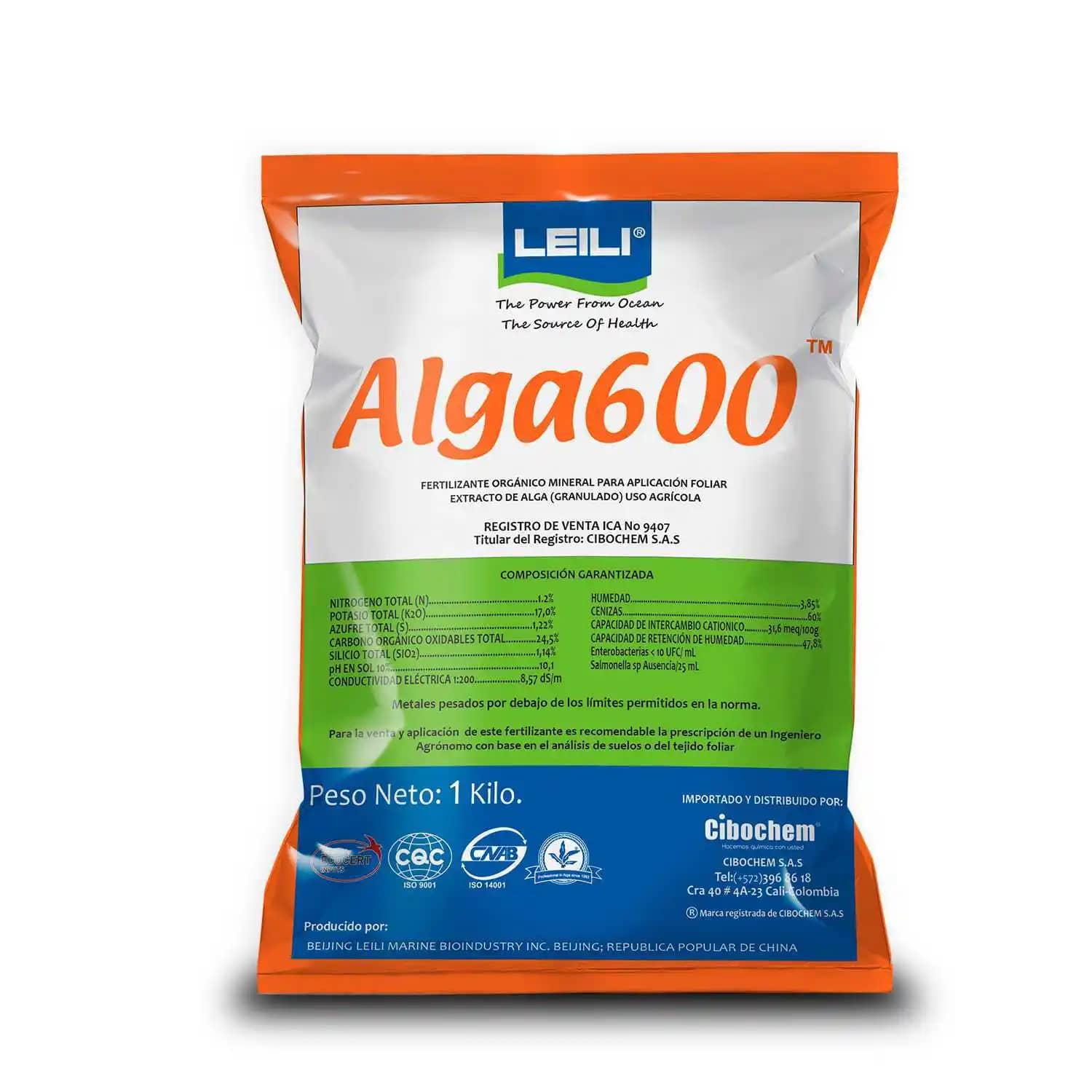 Bioestimulante Orgánico Alga 600