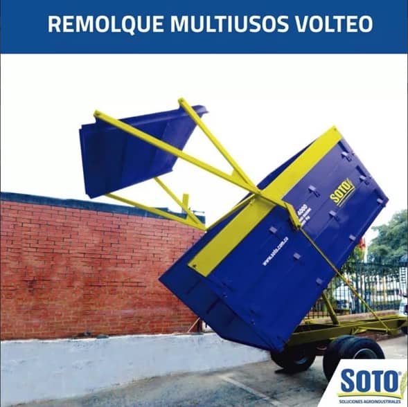 Remolque Multiusos Volteo | Solución versátil agrícola