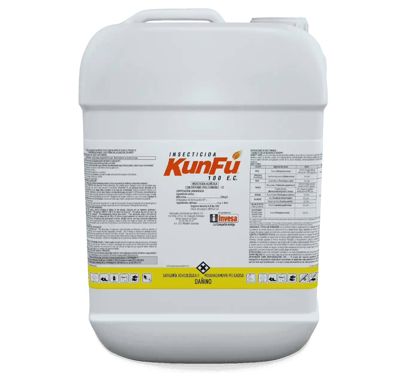 Insecticida Kunfu 100 EC x 20 Lt - Control Efectivo de Plagas y Ácaros ...