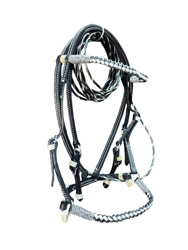 Apero de cabeza tejido plano para caballo