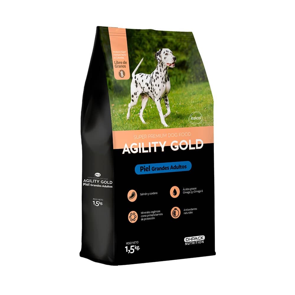 Agility Gold Cuidado Piel GA x 1,5 Kg
