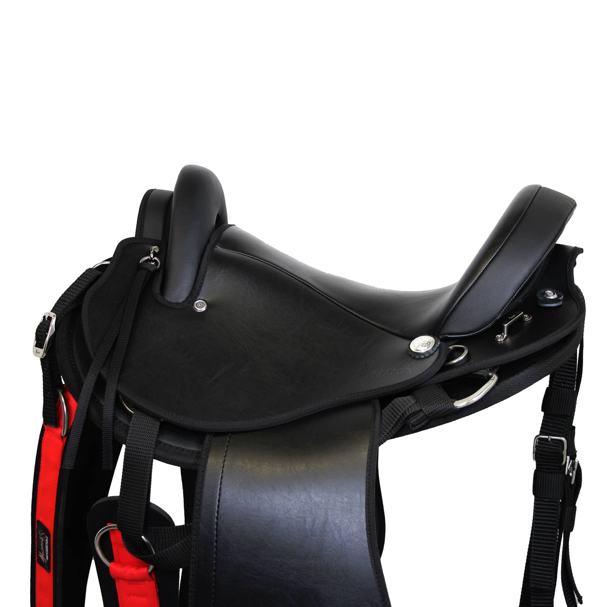 Tereque Apalache cabalgata MESACÉ Negro Con Rojo