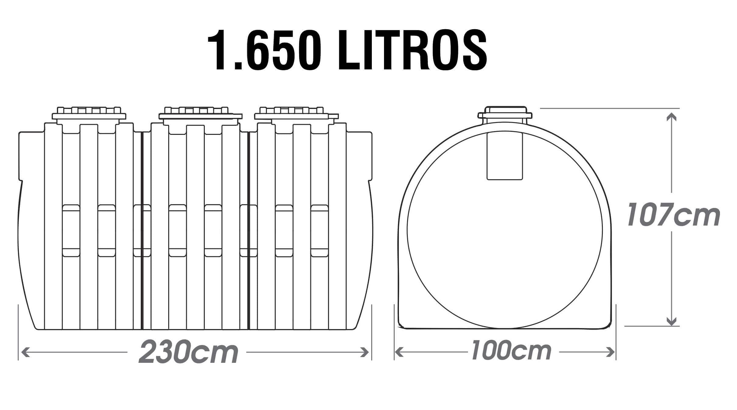 Tanques para pozos sépticos integrados