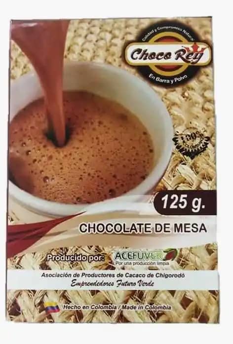 Chocolate de mesa 100% puro artesanal x 125 gr