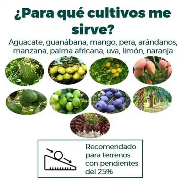 Fumigadora Selector 100cm + rueda de 16" con tubo de 1 1/4"