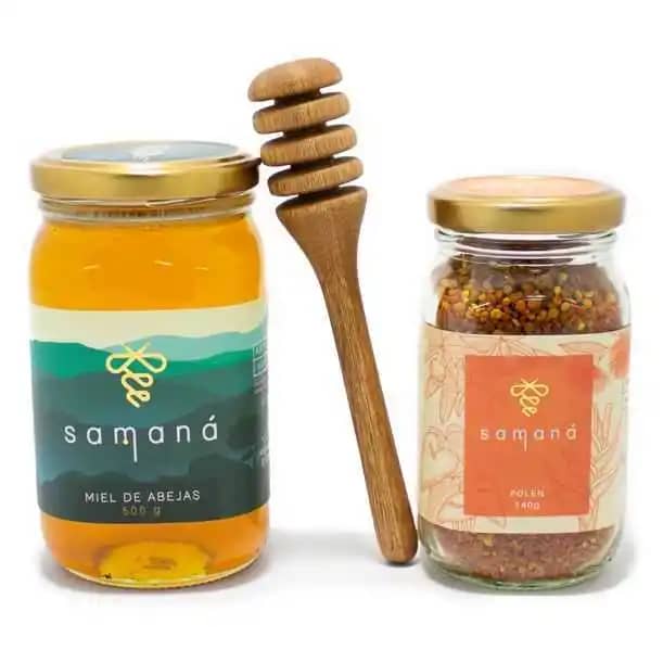 Kit natural de miel x 500 gr y polen x 140 gr