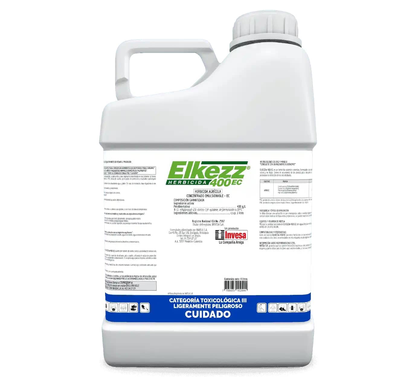 Herbicida Elkezz EC 4L – Selectivo con Pendimetalina