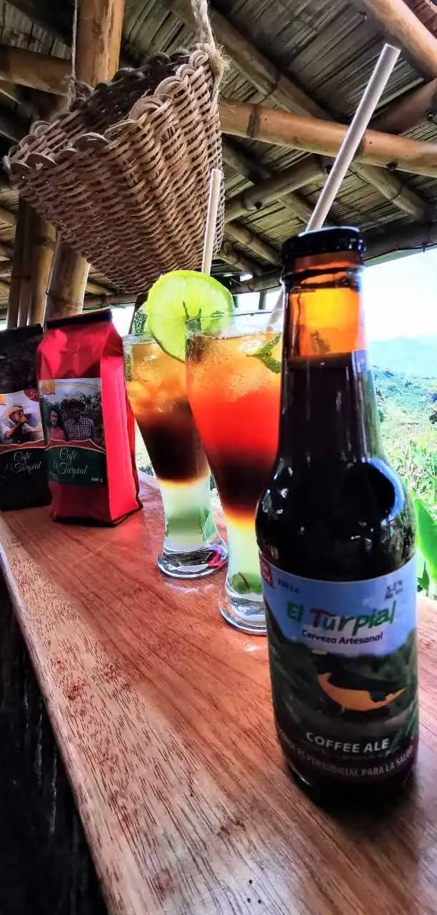 Cerveza artesanal de Café El Turpial Notas Café y Chocolate