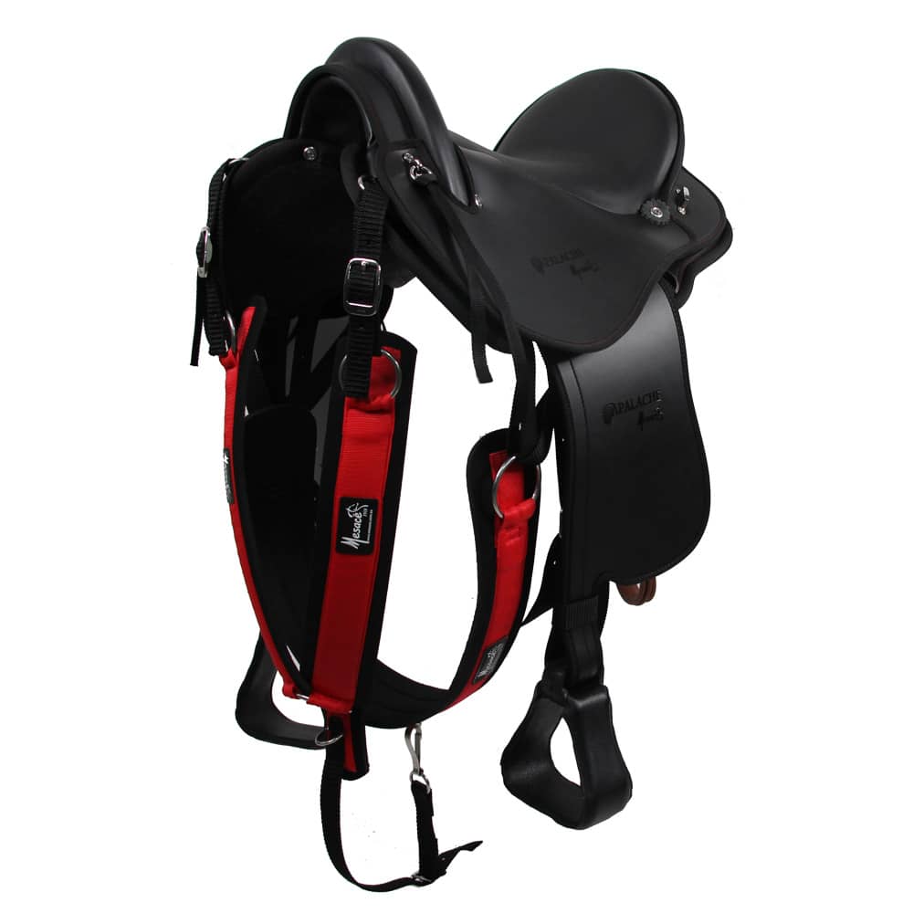 Tereque Apalache cabalgata MESACÉ Negro Con Rojo