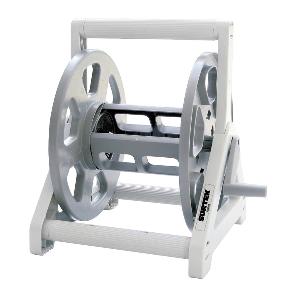 Porta Manguera de Piso 60m 130360 Surtek para Jardín y Riego