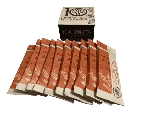 Chocolate al 60% con uchuva deshidratada x 10