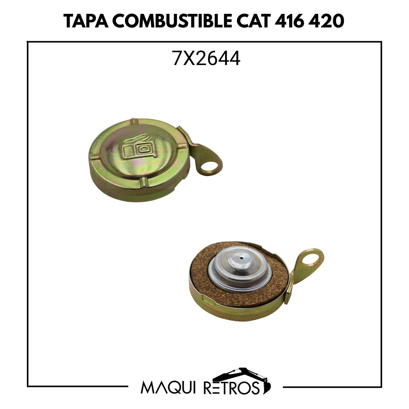 7X6244 TAPA COMBUSTIBLE