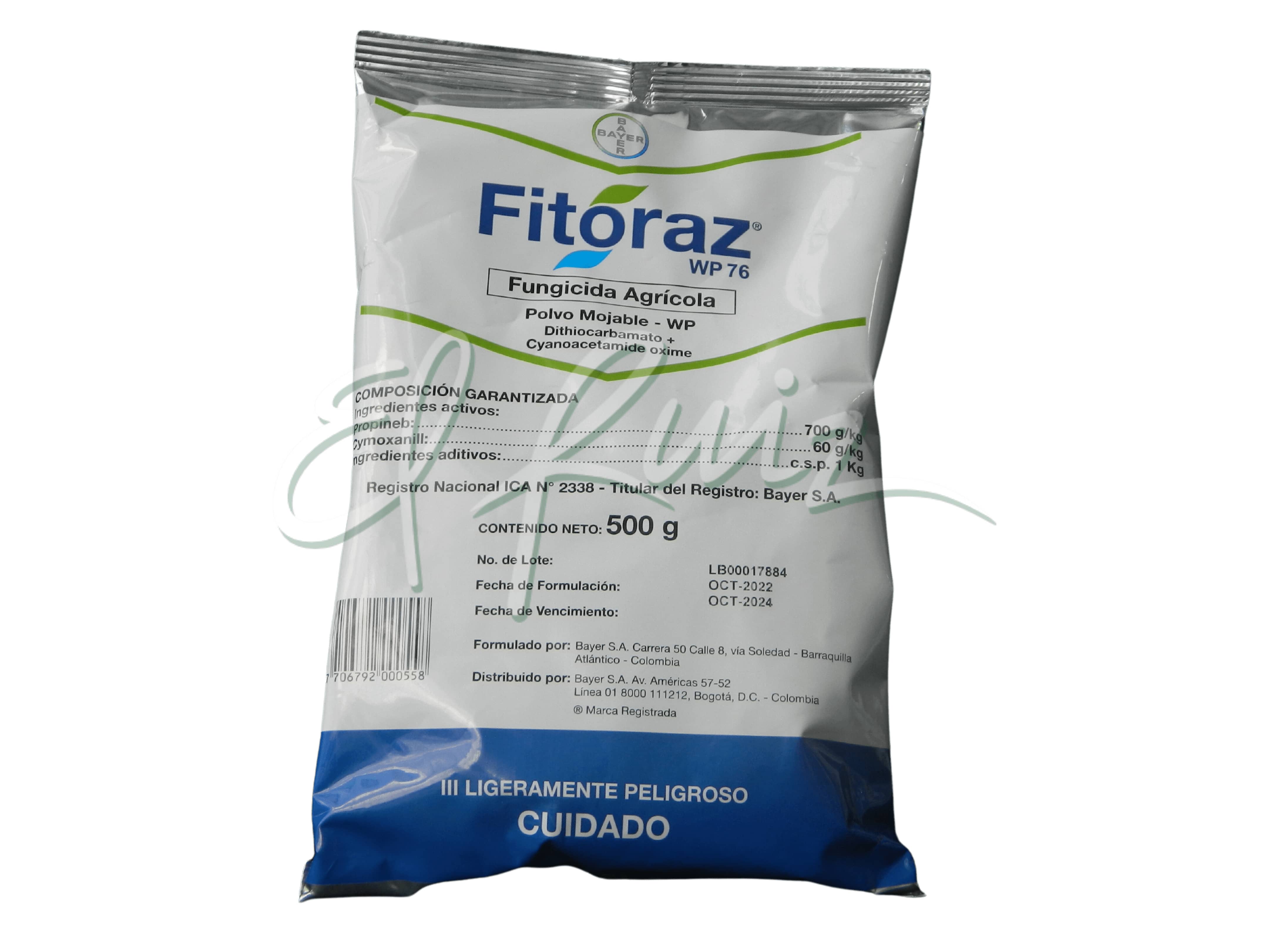 Fitoraz 1Lb Bayer: fungicida para frutales y flores