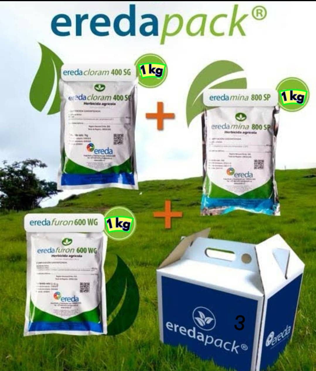 Herbicida Eredapack 3 Kg – Control malezas en potreros