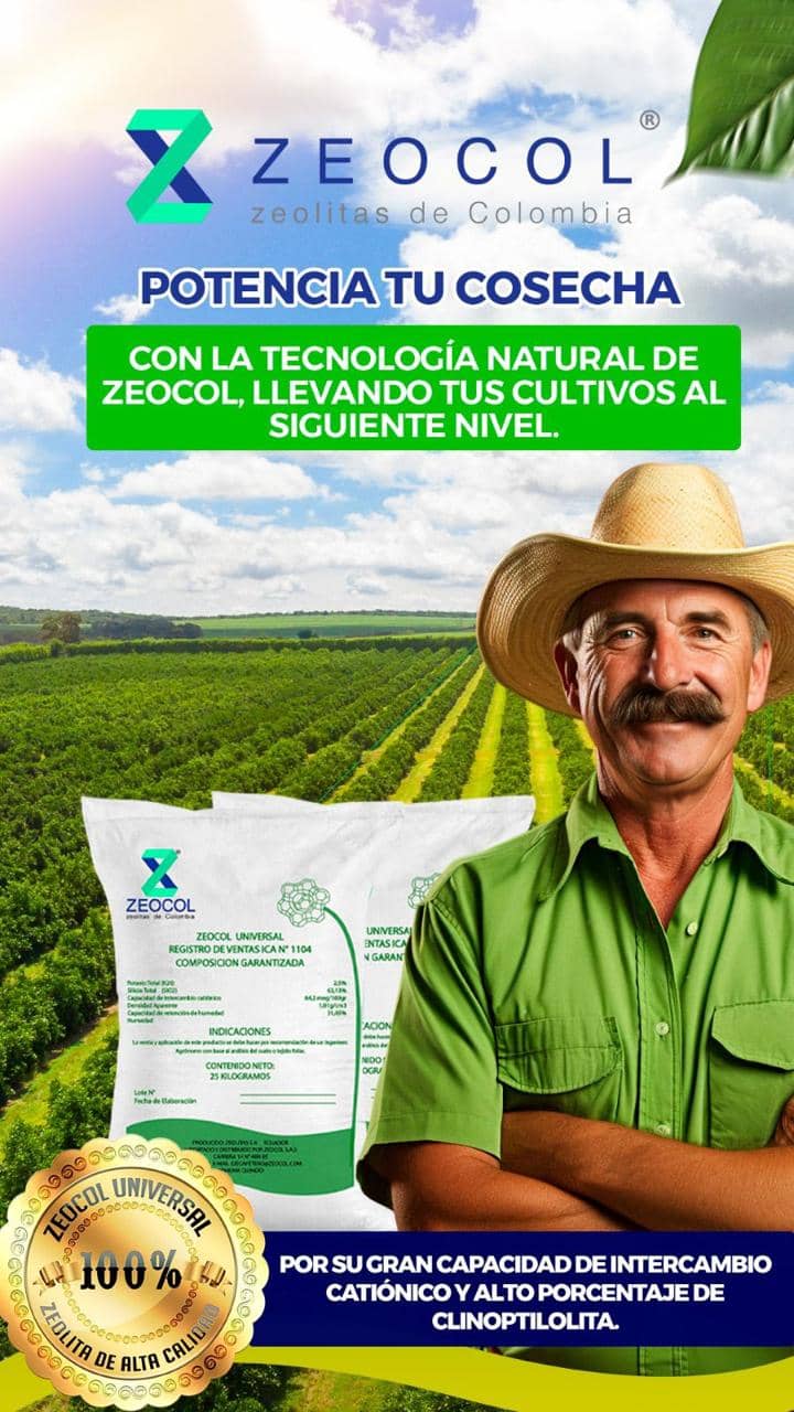 Zeocol Agrícola 50 kg - Mejora Suelos y Nutrición