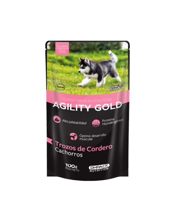 Agility Gold Pouch Cachorros x 100 Gr