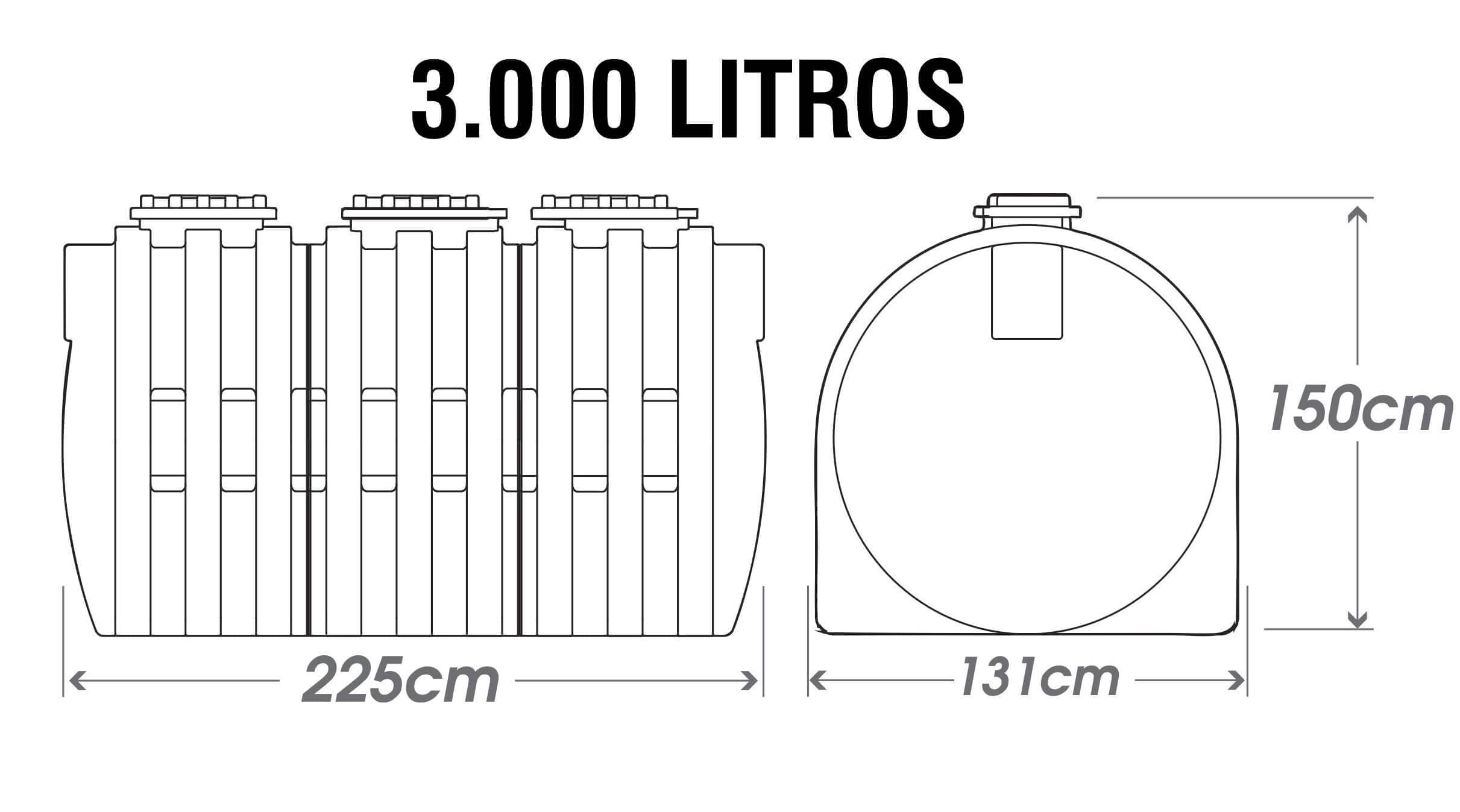 Tanques para pozos sépticos integrados