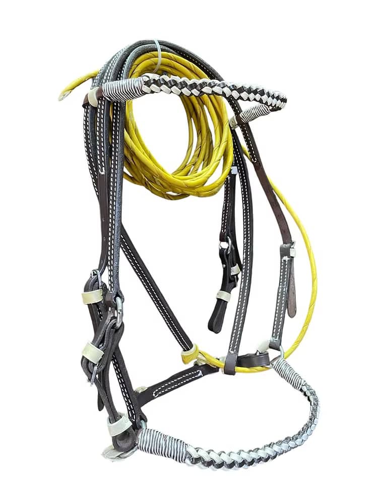 Apero de cabeza tejido plano para caballo