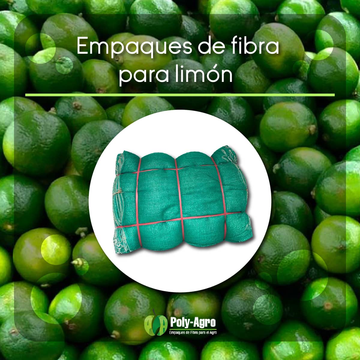 Costales De Fibra Verde Para Limón