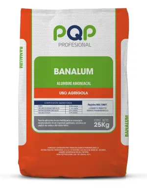 Banalum L 25 kg | Alumbre Amoniacal Uso Agrícola e Industrial
