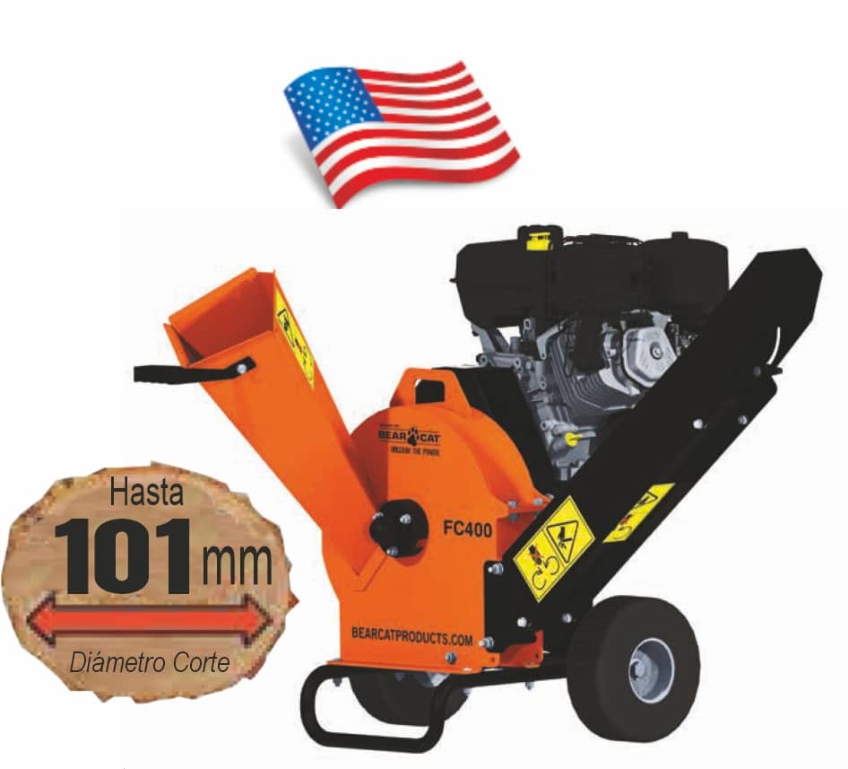 Chipeadora FC400 Bear Cat Potente y Eficiente