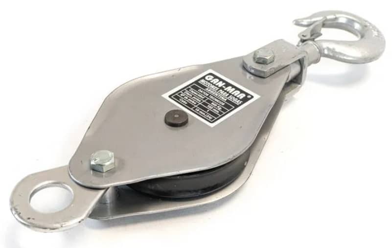 Polea para Construcción 100 mm 900 Kg - Resistente y Duradera