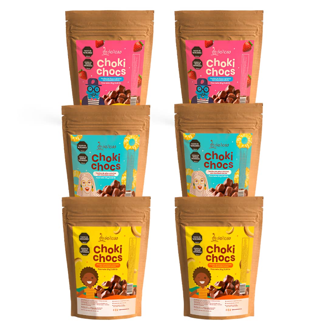 Choki Chocs Pack x 6