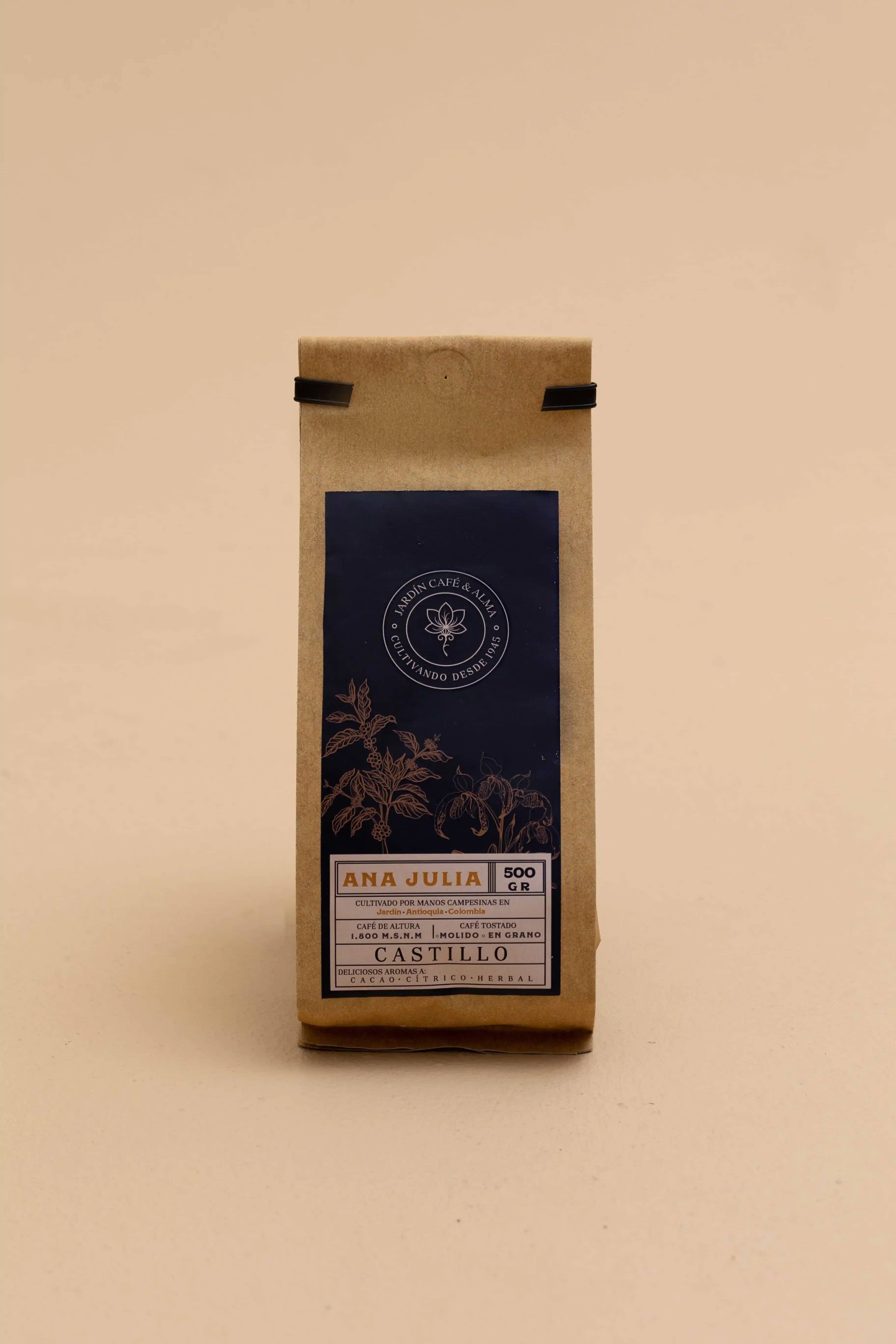 Café de orígen especial Ana Julia 100% colombiano