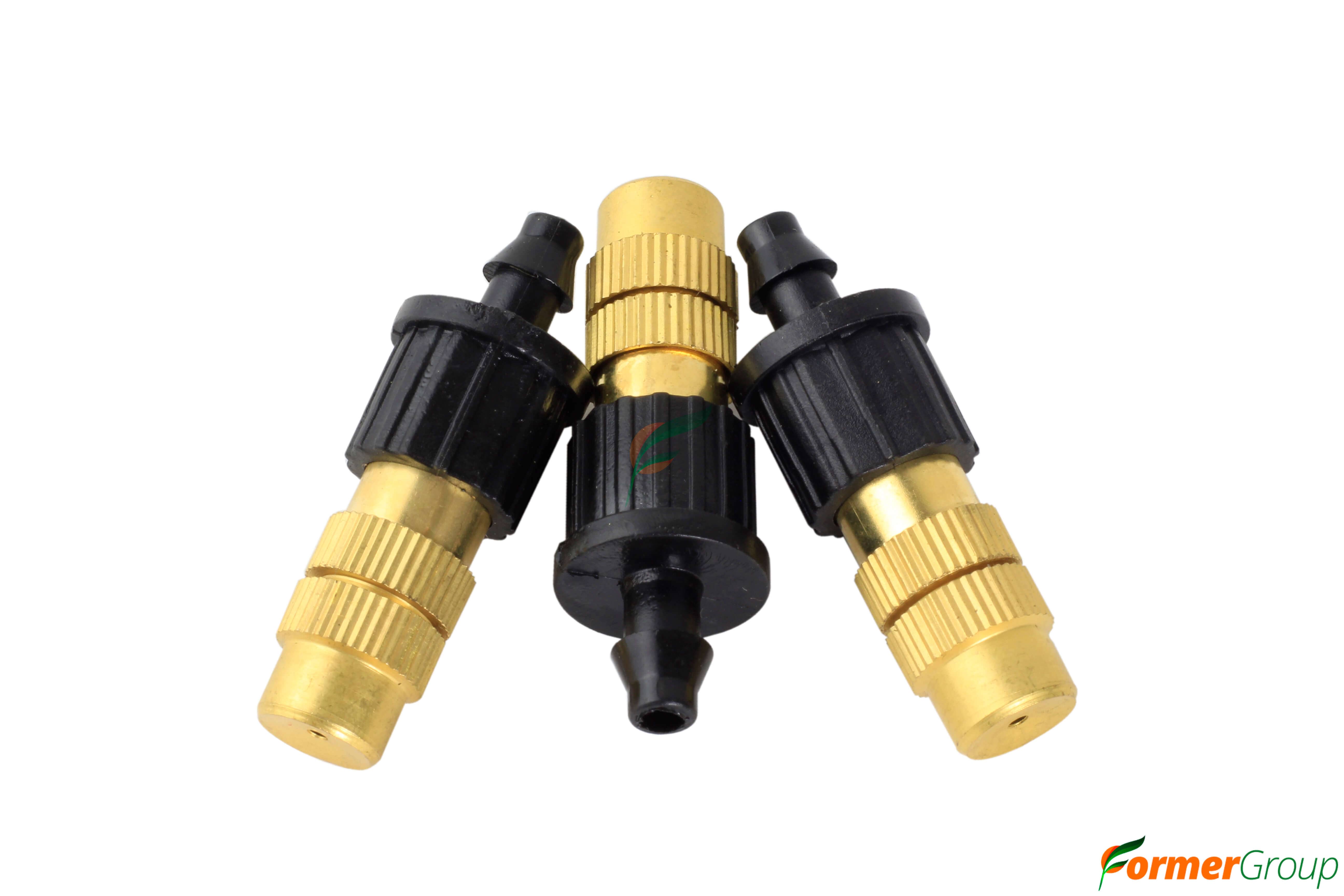 Boquilla Nebulizadora de Latón | Ajustable 4/7 mm Riego