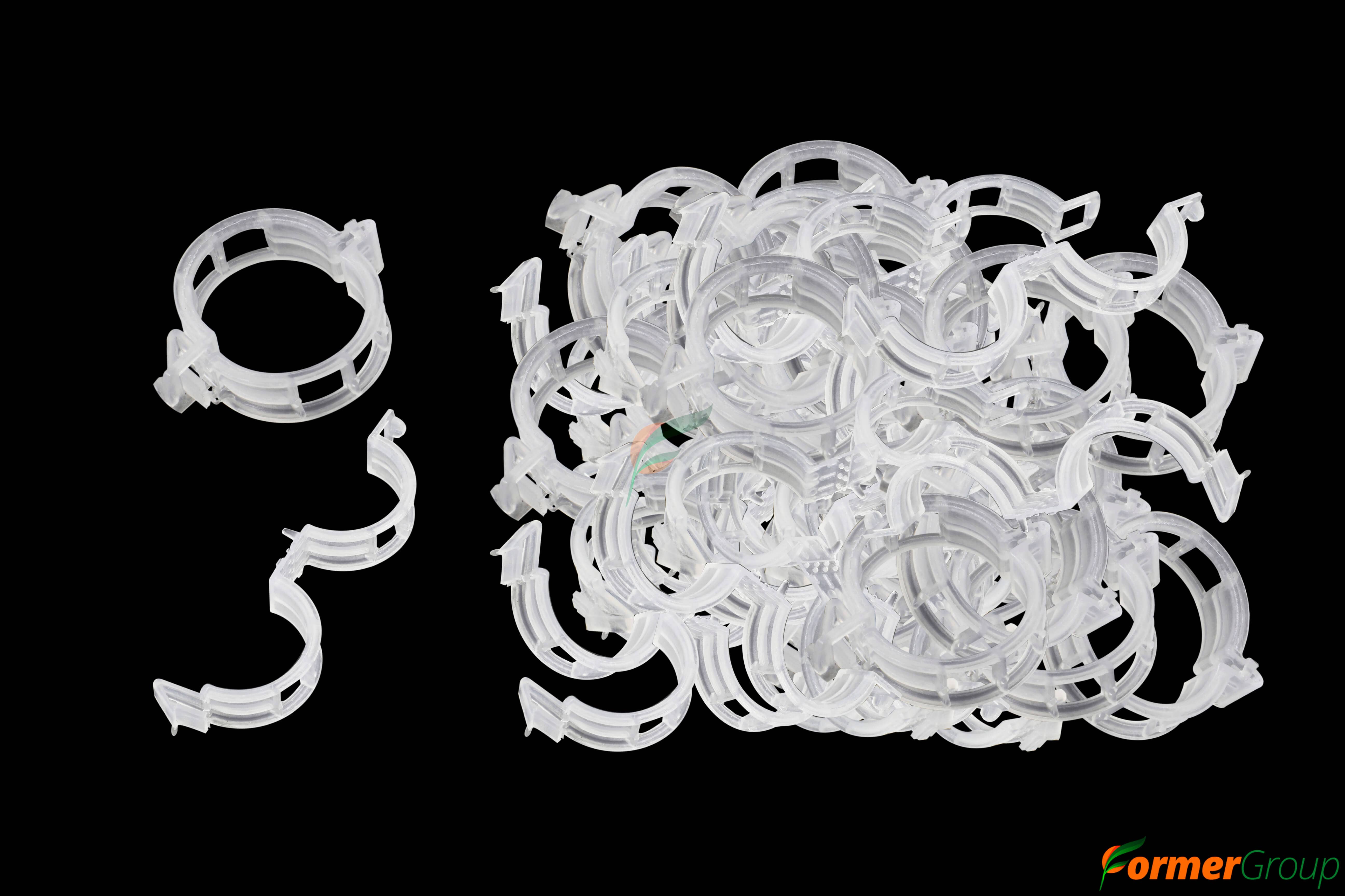 Clips soporte plantas: fijación segura