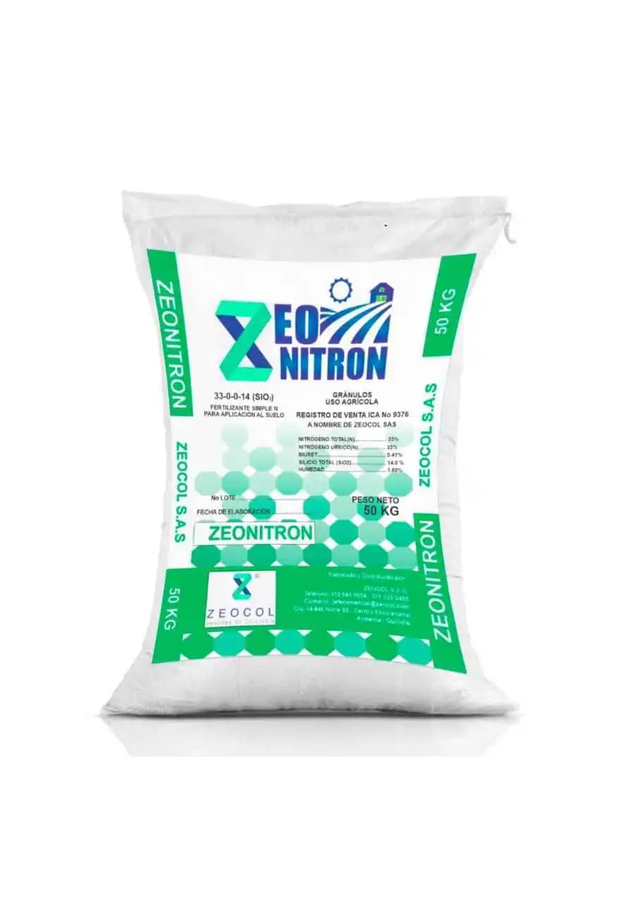 Fertilizante Zeonitrón 50 kg - Suelo Fértil y Nutritivo
