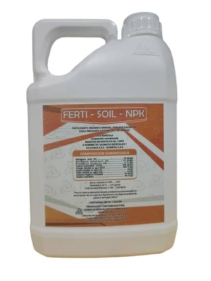 Ferti-Soil NPK | Fertilizante para Engruese, Llenado y Cuajado de Frutos