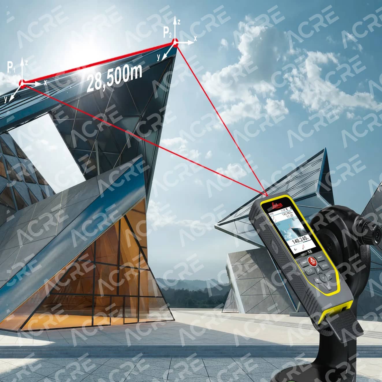 Distanciómetro Láser Leica DISTO X6 P2P | 250 m