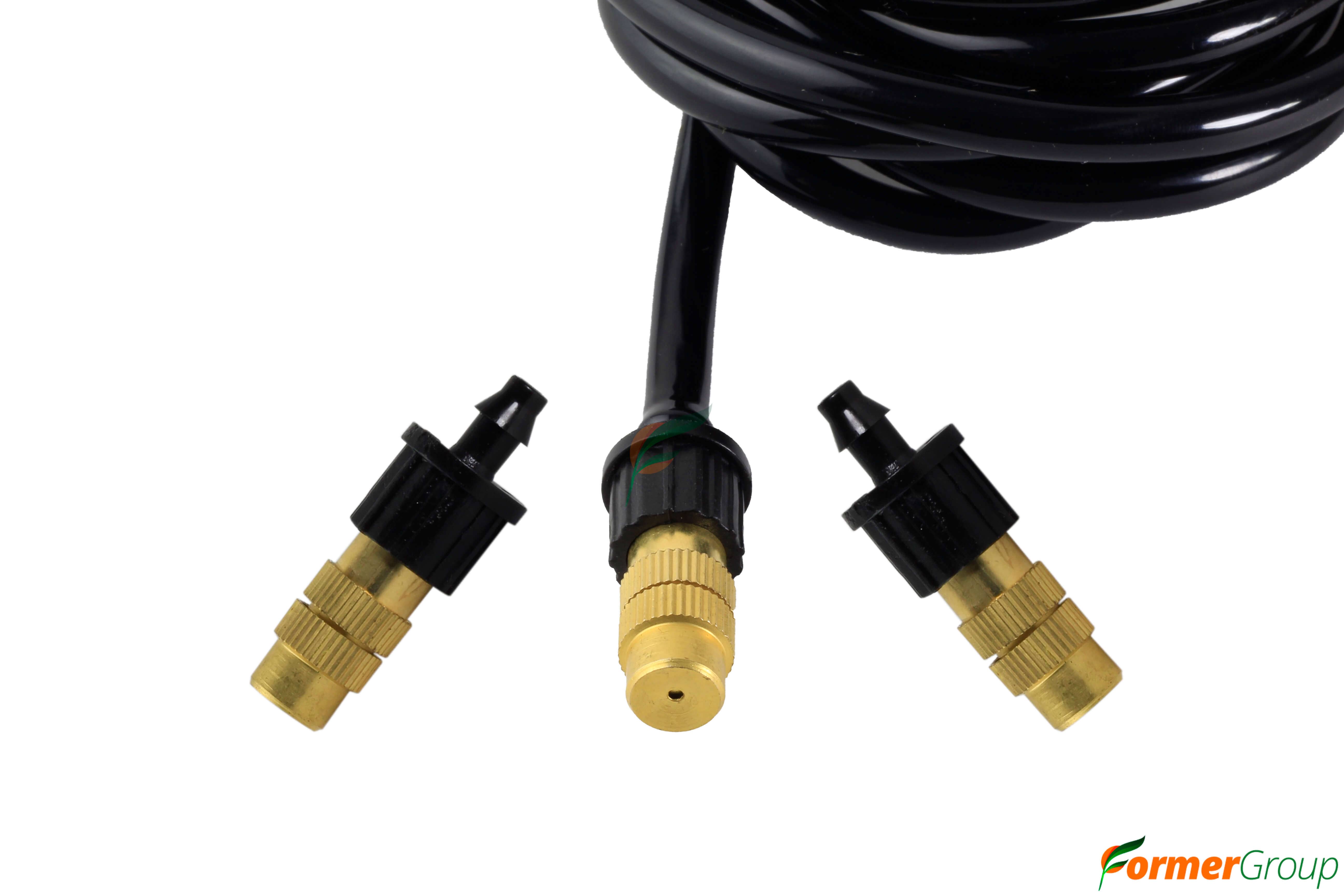 Boquilla Nebulizadora de Latón | Ajustable 4/7 mm Riego