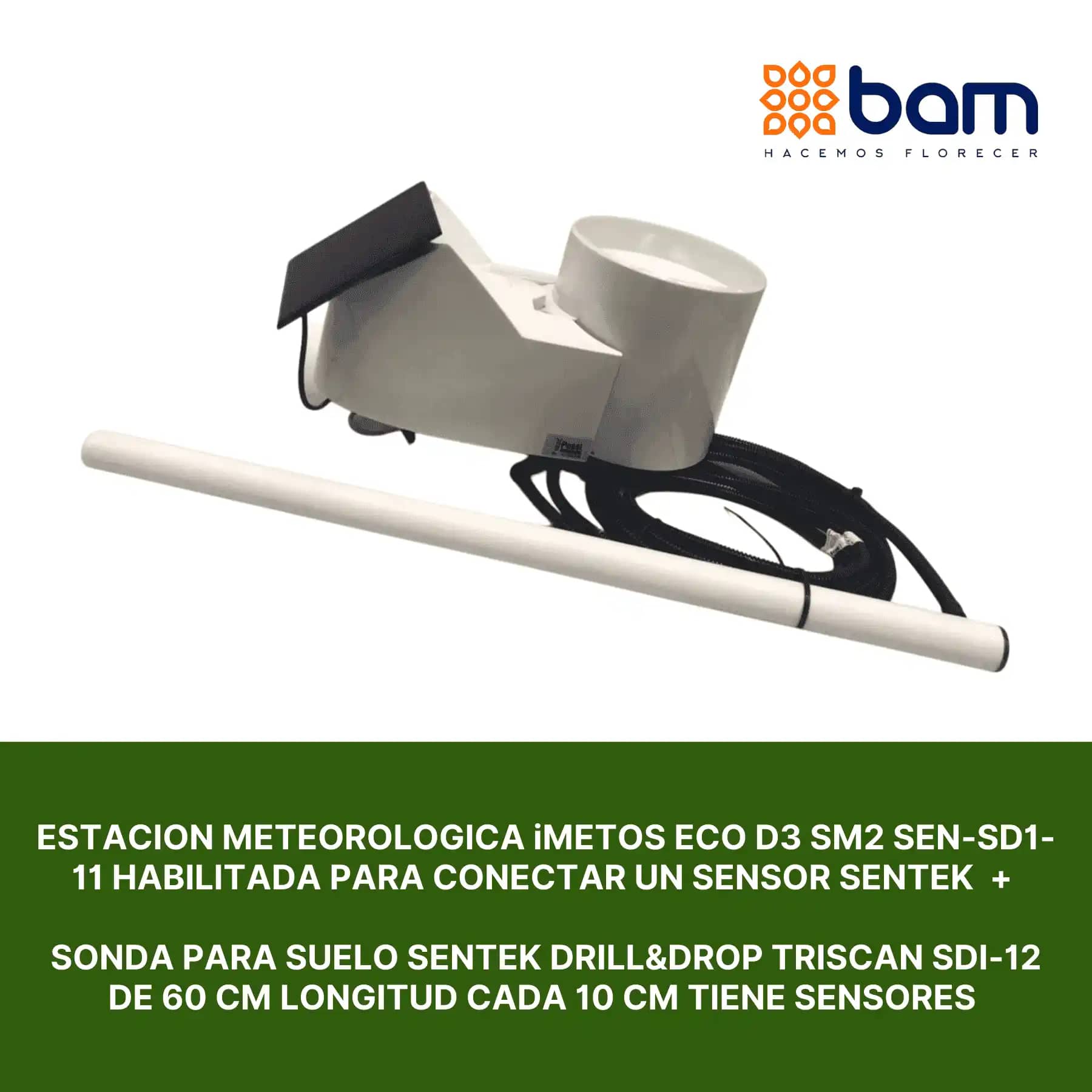 Combo Estación Meteorológica + Sonda para Suelo Sentek