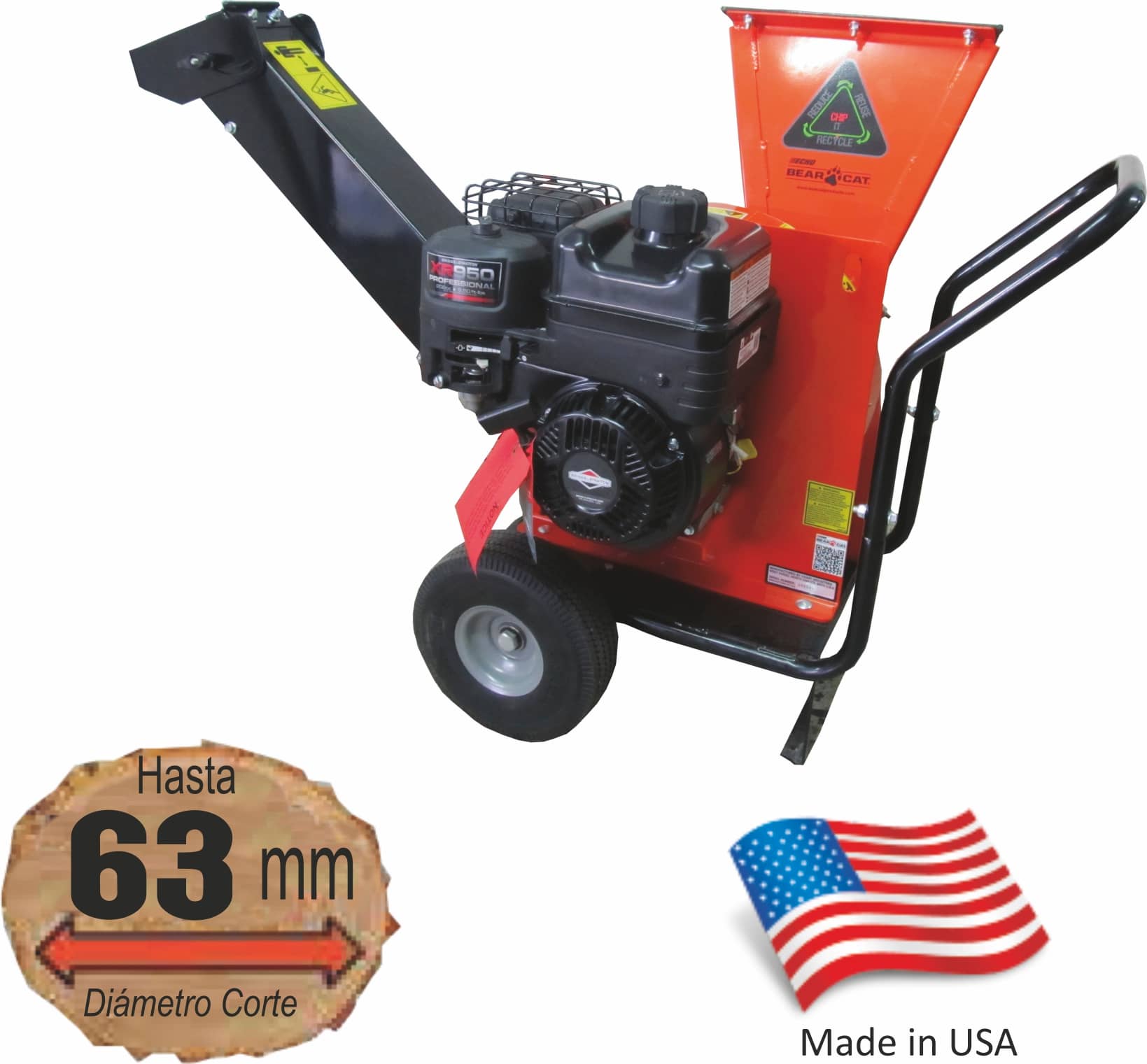 Chipeadora FC200 Bear Cat Potencia y Eficiencia