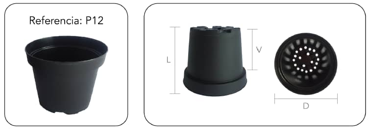 Matera plástica P12