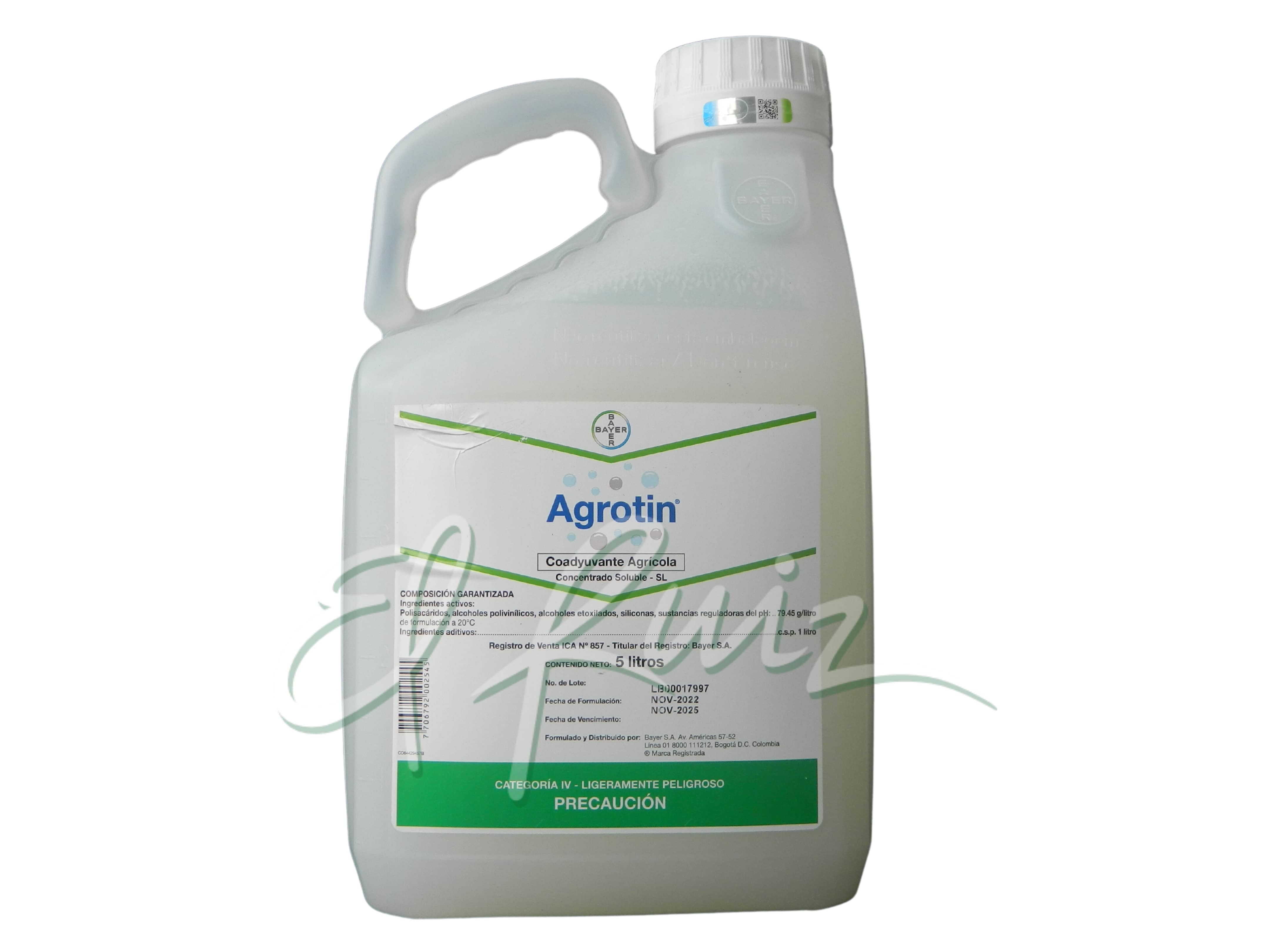 AGROTIN X 5LT | Bayer: coadyuvante agrícola para agroinsumos