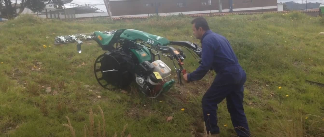 Ruedas jaula metálicas 49 cm para motocultor agrícola