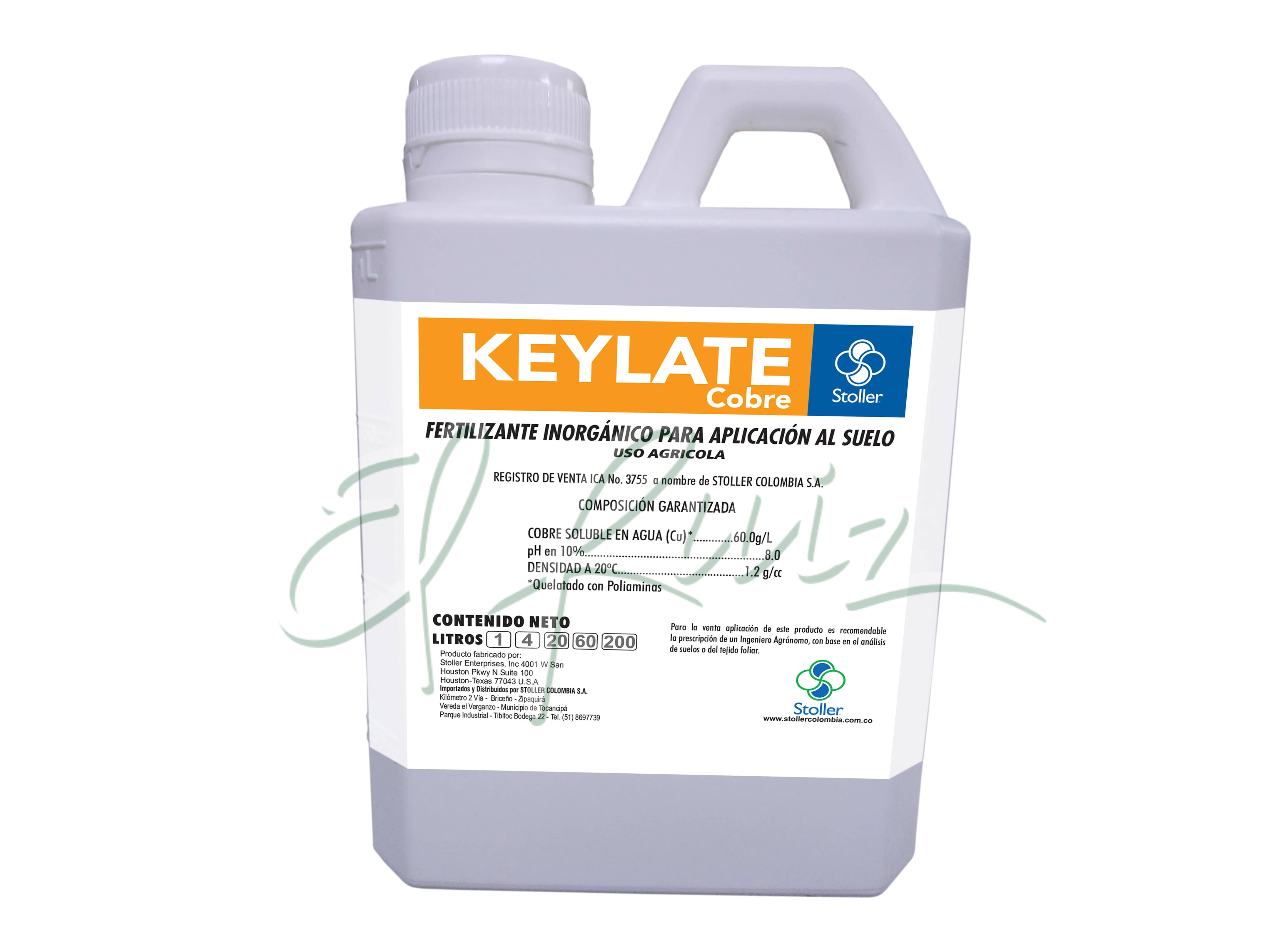 Keylate Cobre 1L Stoller: nutrición y defensa vegetal